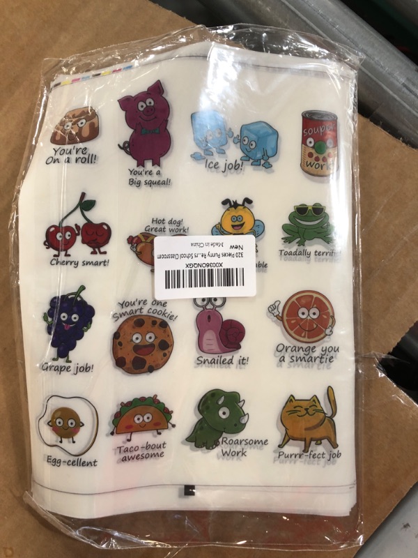 Photo 2 of 400 Pieces Punny Rewards Stickers