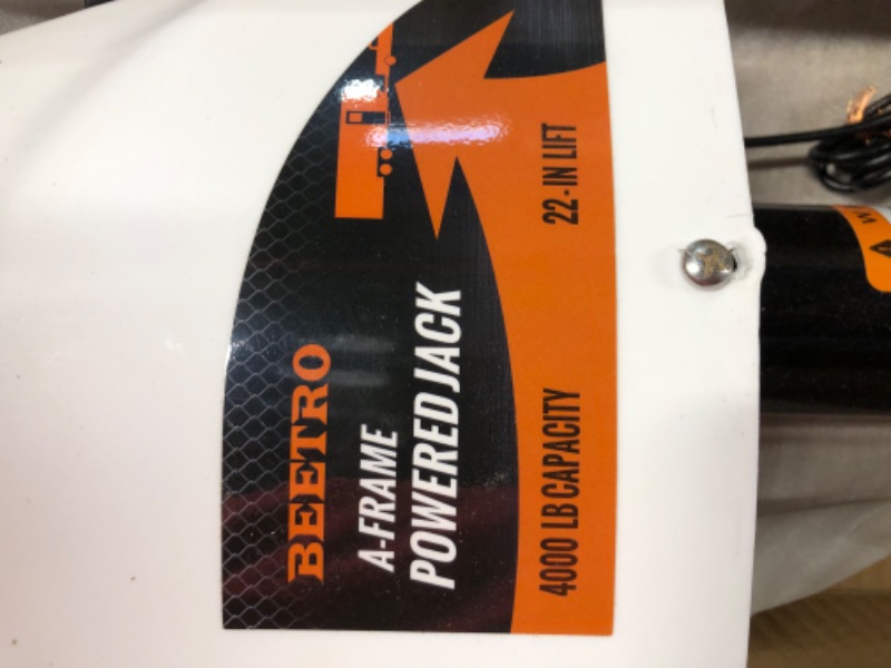 Photo 1 of BEETRO Electric Trailer Jack, White | RV Door Lock