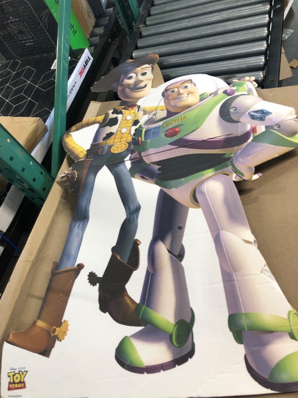 Photo 1 of  Buzz & Woody Life Size Cardboard Cutout Standup - Disney Pixar's Toy Story