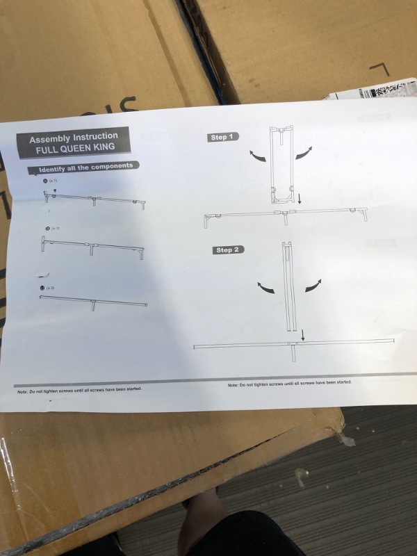 Photo 2 of  Bed Frame Queen Size, Metal Bed Frame  Easy Assembly