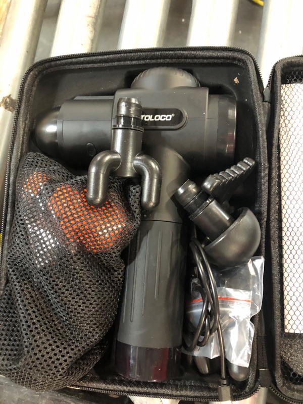Photo 1 of *FOR PARTS ONLY* TOLOCO Massage Gun, Upgrade Percussion Muscle Massage Gun for Athletes, Handheld Deep Tissue Massager, Black