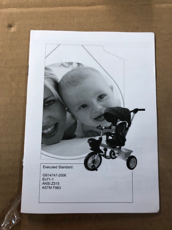 Photo 6 of BOOWAY Baby Trike, 6-in-1 6 Months - 5 Year Old Red