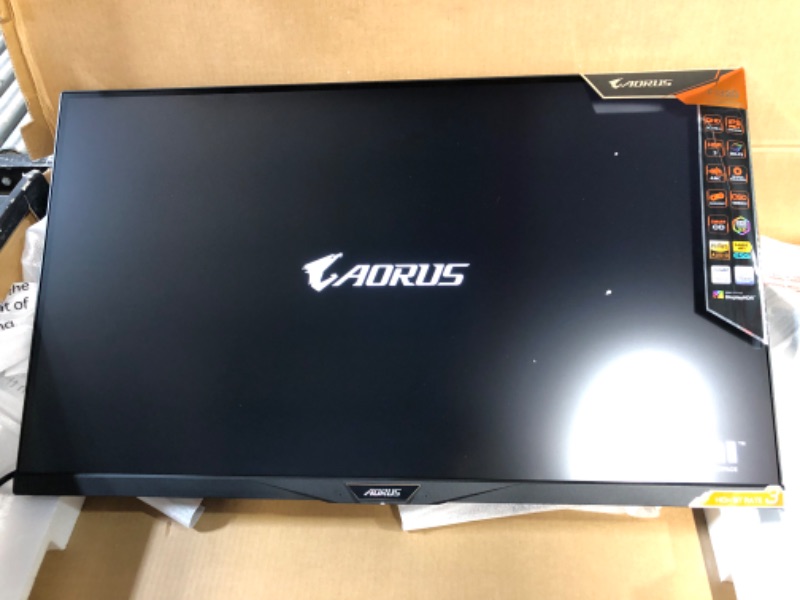 Photo 2 of *Minor Scratches on Back Panel* AORUS FI32Q 32" 165Hz 1440p HBR3, NVIDIA G-SYNC Compatible, Exclusive Built-in ANC, -KVM, 2560x1440 Display