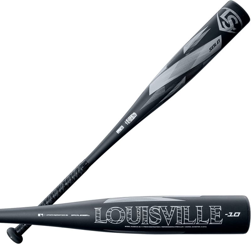 Photo 1 of *Used/Dirty/Minor Scratches* Louisville Slugger 2022 Solo USSSA Youth Baseball Bat, -10, 27"/17 oz