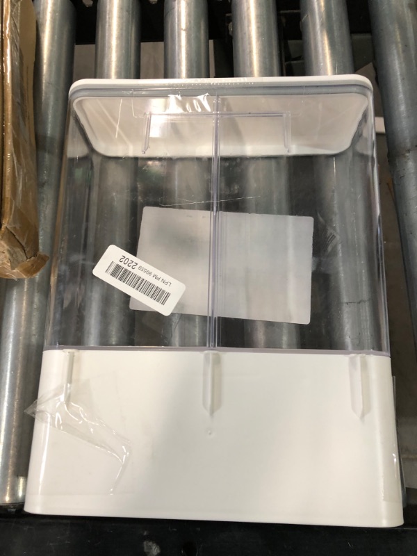 Photo 1 of Conwomin Laundry Powder Dispenser, Wall Mounted Laundry Scent Boosters Beads Dispenser with 2 Cups (105 oz)