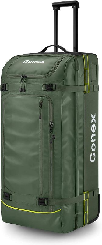 Photo 1 of **BRAND NEW** Gonex Rolling Duffle Bag with Wheels, Olive Green
