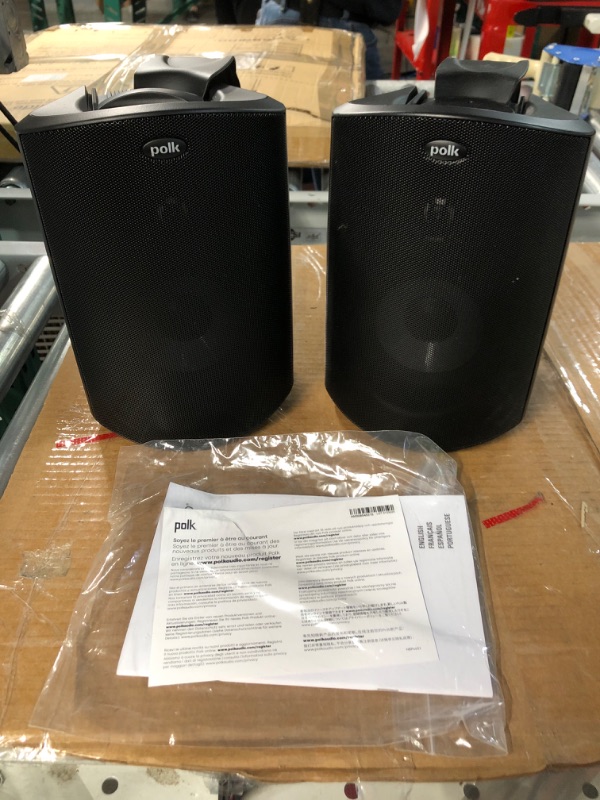 Photo 5 of Polk Audio Atrium 5 Outdoor Speakers with Powerful Bass (Pair, Black) COMES WITH 2 SPEAKERS 