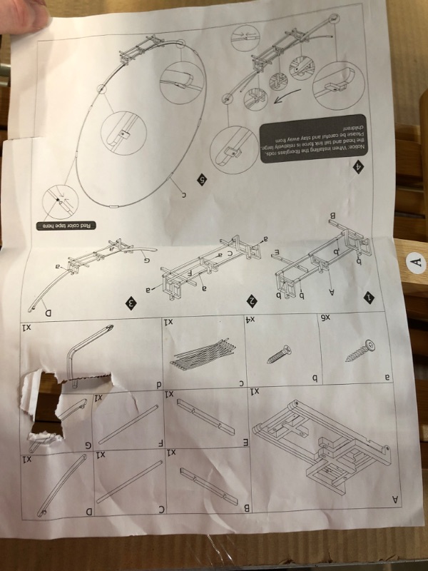 Photo 2 of * SEE NOTES * 6.3Ft Round Balloon Arch Kit,Light-Duty Circle Balloon Arch Stand with Wooden Frame Base,