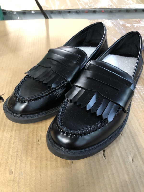 Photo 1 of LOAFERS FOR WOMEN , CHUNKY LEATHER * SIZE 37