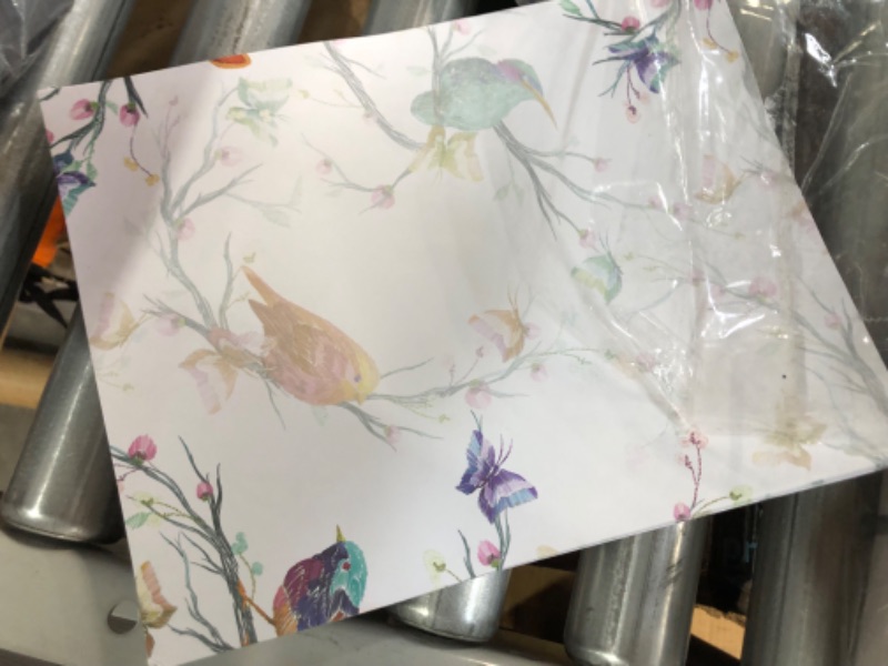 Photo 2 of Elegant Stationery Paper Letterhead Sheets 120 Pack 4 Bird Watercolor Designs 8.5" x 11" Double Sided