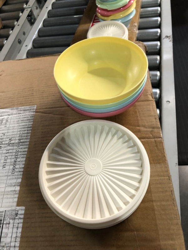 Photo 1 of *SEE NOTES* Tupperware Heritage Collection 36 Piece Food Storage Container Set in Vintage Colors- Dishwasher Safe & BPA Free 