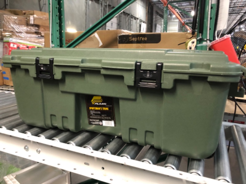 Photo 4 of *SEE NOTES* Plano 108qt Storage Trunk Green