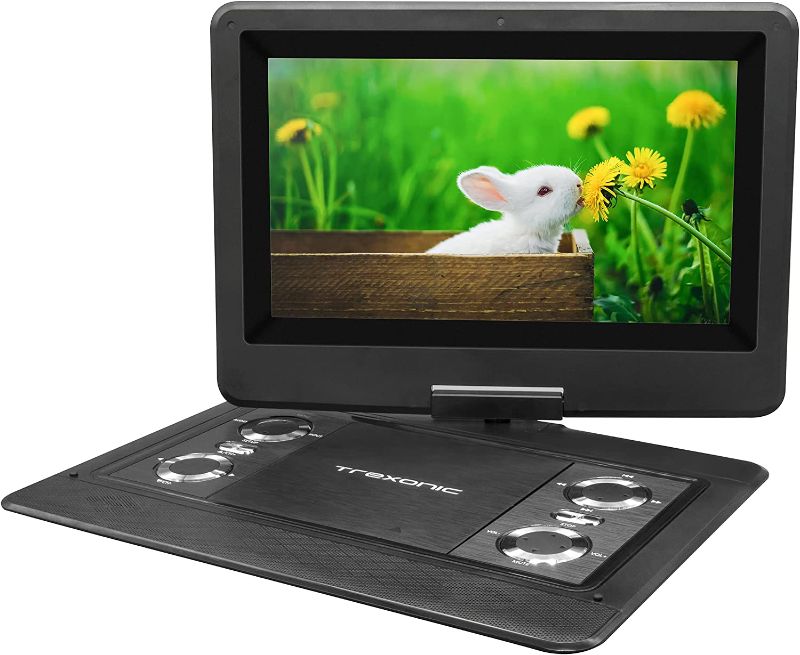 Photo 1 of Trexonic 12.5 Inch Portable TV+DVD Player with Color TFT LED Screen and USB/HD/AV Inputs