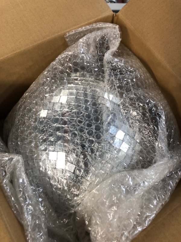 Photo 2 of *SEE NOTES 10" Mirror Disco Ball Great for a Party or Dj Light Effect Christmas