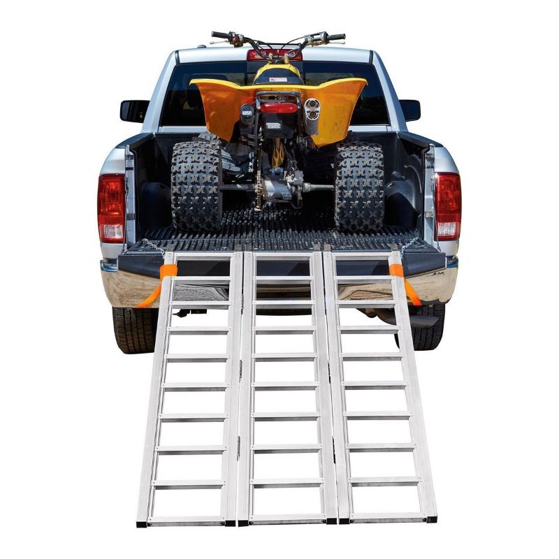 Photo 1 of 1500 lb. Capacity 45 in. x 69 in. Tri-Fold Aluminum Loading Ramp
