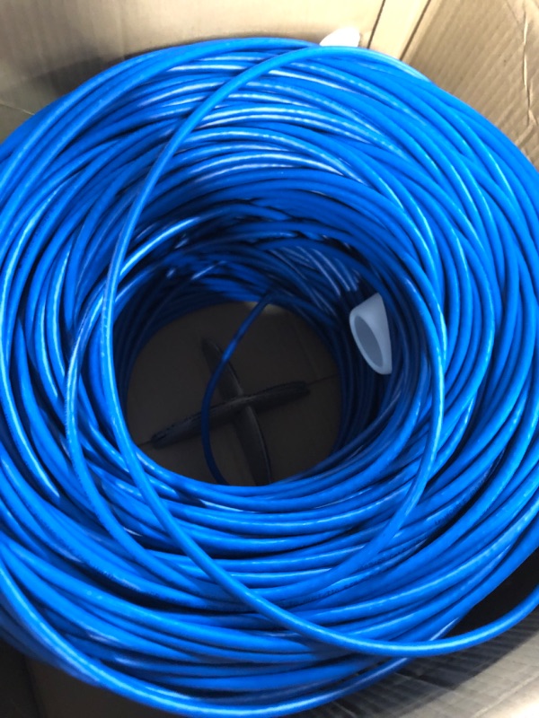 Photo 2 of Cat6 Plenum UTP 100% Solid Bare Copper Ethernet Cable