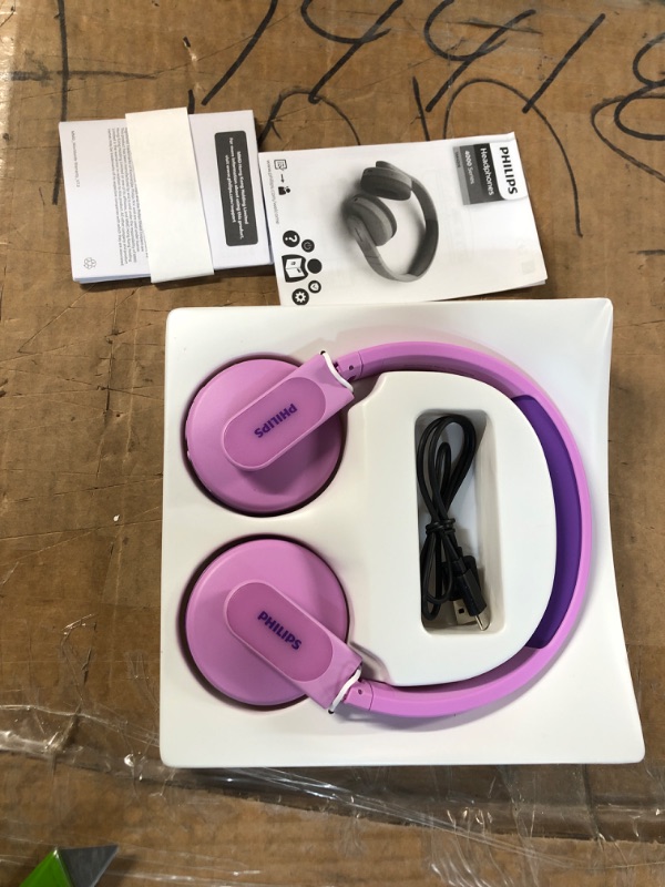 Photo 2 of Philips K4206 Kids Wireless on-Ear Headphones, Bluetooth and cable connection, 85dB Limit