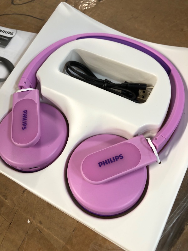 Photo 3 of Philips K4206 Kids Wireless on-Ear Headphones, Bluetooth and cable connection, 85dB Limit