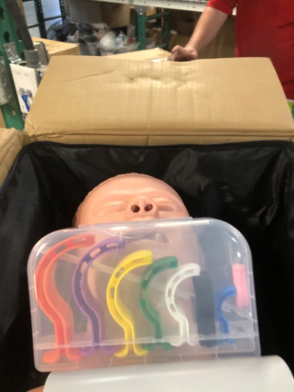 Photo 4 of Intubation Manikin Study Teaching Model, 220V Oral Nasal Intubation Airway Management Trainer PVC Demo (US Shipping) Adult