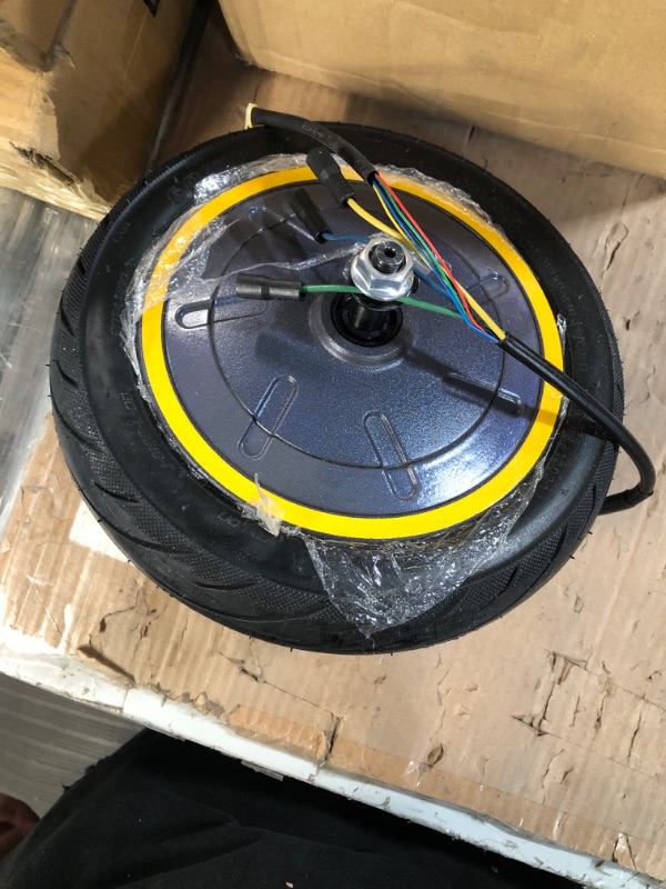 Photo 4 of UNABLE TO TEST** Electric Scooter Hub Motor with Inflatable Tire, 10 inch 350W Rear Wheel 