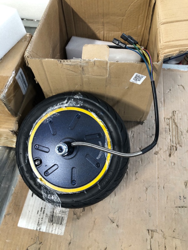 Photo 2 of UNABLE TO TEST** Electric Scooter Hub Motor with Inflatable Tire, 10 inch 350W Rear Wheel 