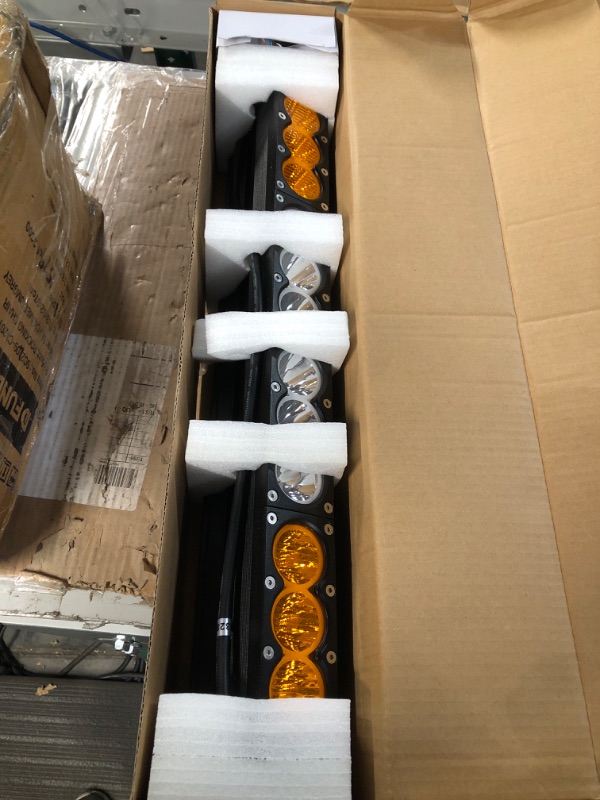 Photo 1 of Lightronic 20" 120W 12,000 Lumens Super Bright Driving/Combo Beam Amber/, 1 PC 20" 