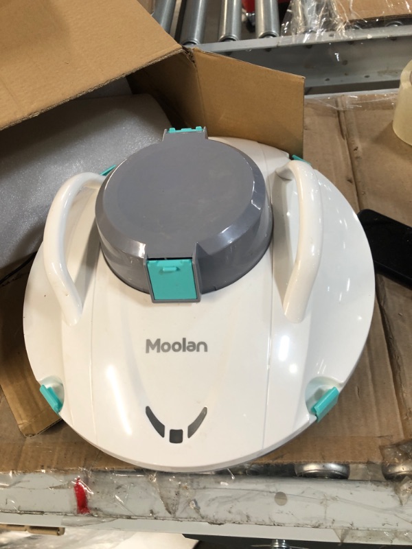 Photo 2 of Moolan Cordless Pool Vacuum Cleaner,  15x13.4x7.48 White and Grey