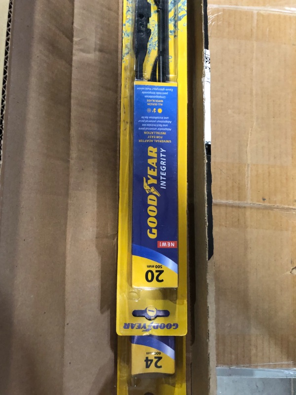 Photo 2 of Goodyear Integrity Windshield Wiper Blades 24 Inch & 24 Inch Set 24" 2 Pack 2 Pack