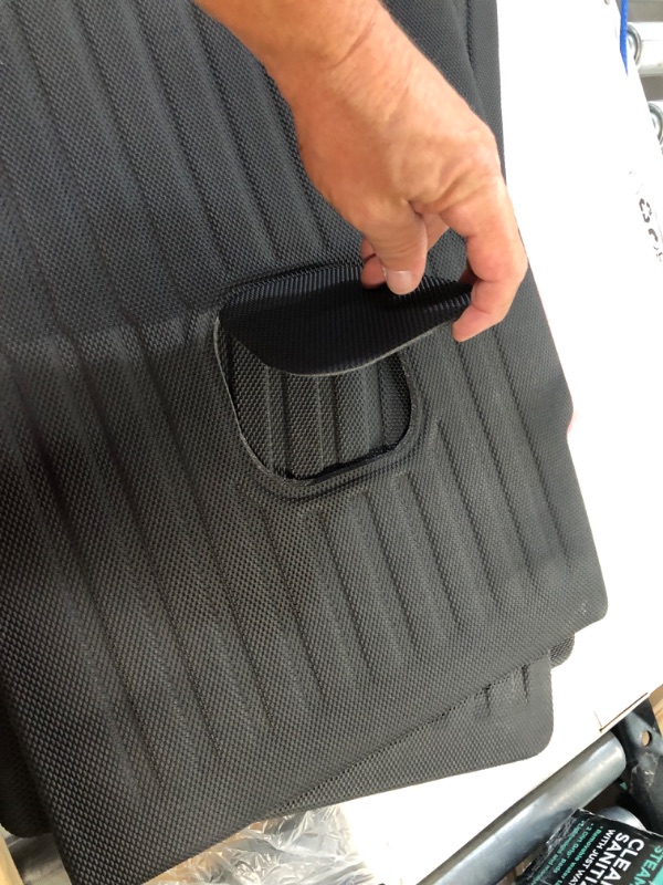 Photo 2 of D1M Fit Tesla Model Y Rear Trunk Seats Back Mats Cover All Weather Seat Protector Pet Mat Pack of 3?Enhanced Stickiness?