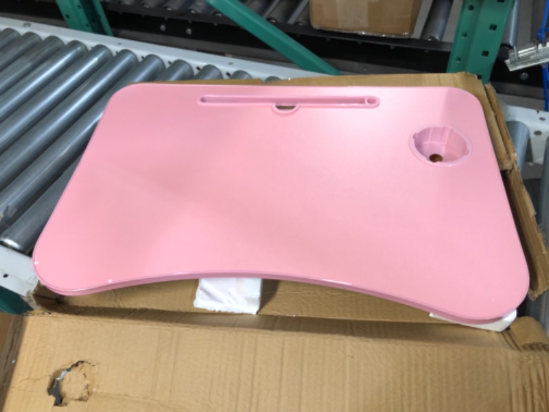 Photo 2 of *SEE NOTES* KPX Portable Laptop Bed Table, Pink