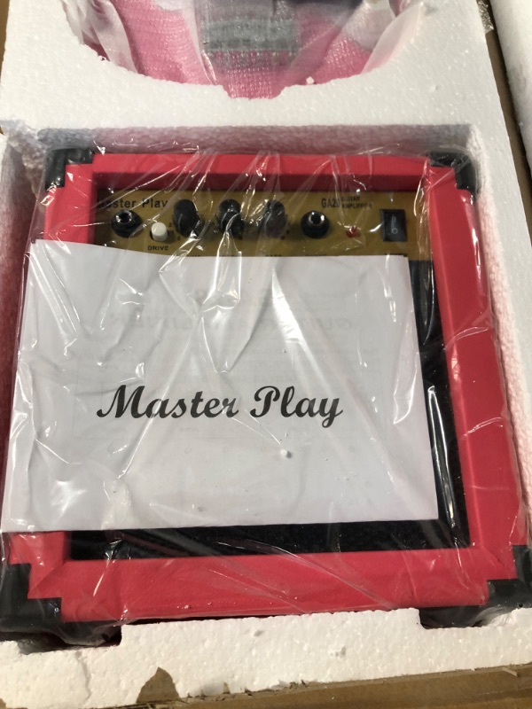 Photo 2 of *SEE NOTES* Master Play 30 Inch Electric Guitar,For Kids/beginner With Complete Starter Kit