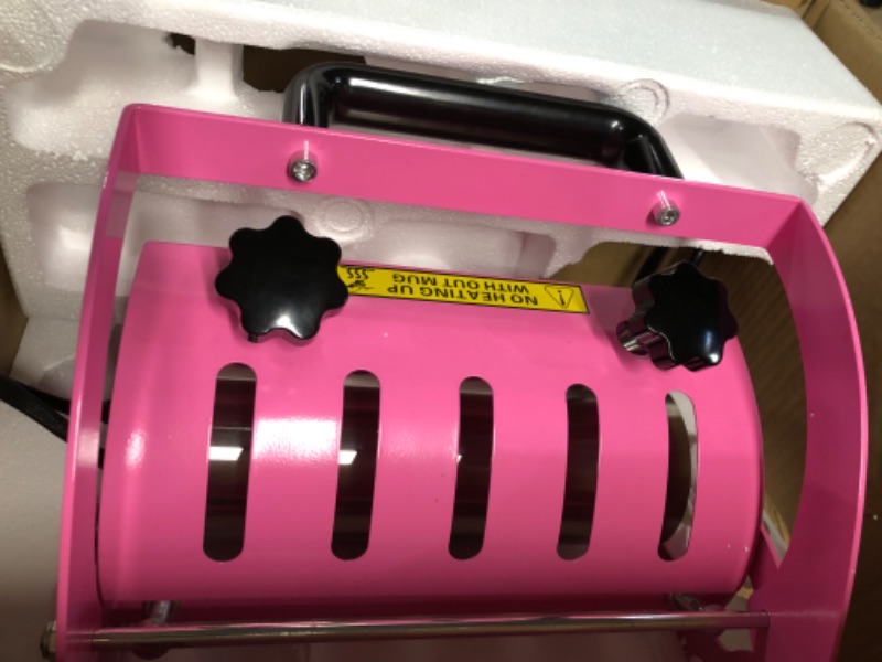 Photo 1 of *SEE NOTES* PYD Life 110 V Tumbler Heat Press Machine, Pink