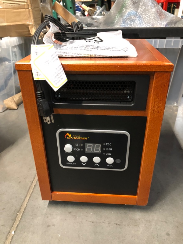 Photo 5 of Dr Infrared Heater Portable Space Heater, 1500-Watt