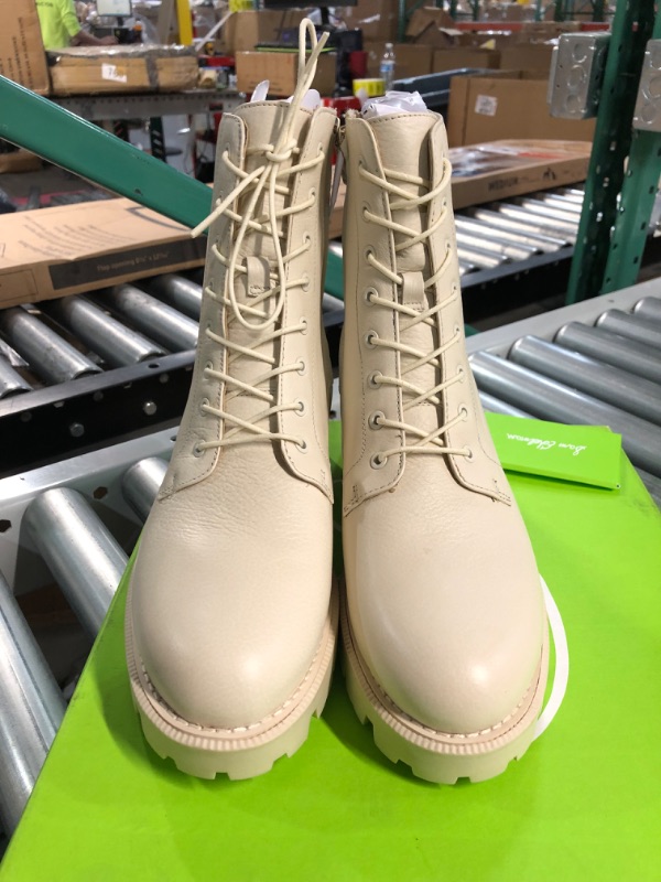 Photo 7 of *IN GREAT CONDITION* Sam Edelman Women's Garret Combat Boot, Size 9.5, Modern Ivory