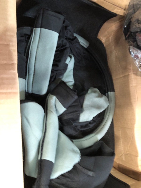 Photo 3 of FH Group Light & Breezy Cloth Seat Full Car Seat Covers (Airbag & Split Ready) 