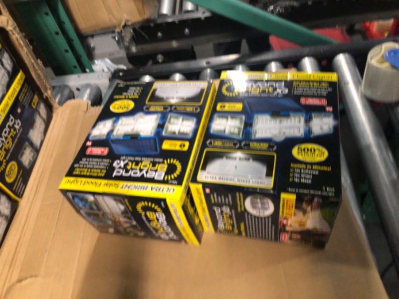 Photo 1 of Ontel Beyond Bright X3 Motion Activated Solar Flood Light - Ultra-Bright, Solar-2 packered