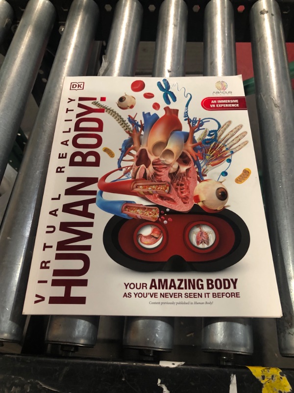 Photo 2 of Abacus Brands Virtual Reality Human Body - Illustrated Interactive VR Book and STEM JUST BOOK*