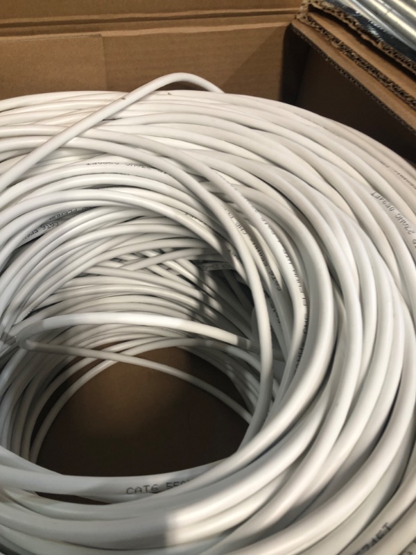 Photo 4 of CAT6 Plenum (CMP) Cable 1000FT | Network Analyzer Test Passed | 23AWG 4Pair, 