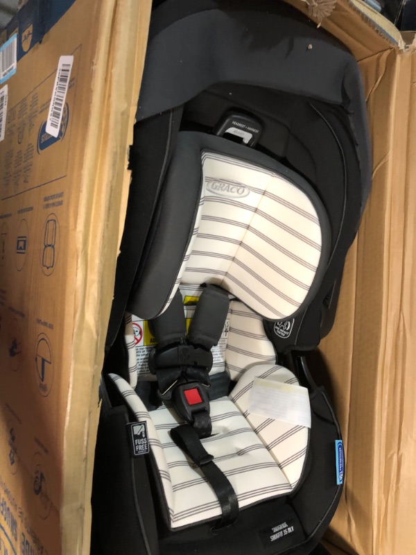 Photo 3 of *HAS A STAIN* Graco SnugRide SnugFit 35 DLX Infant Car Seat | Baby Car Seat with Anti Rebound Bar, Hamilton