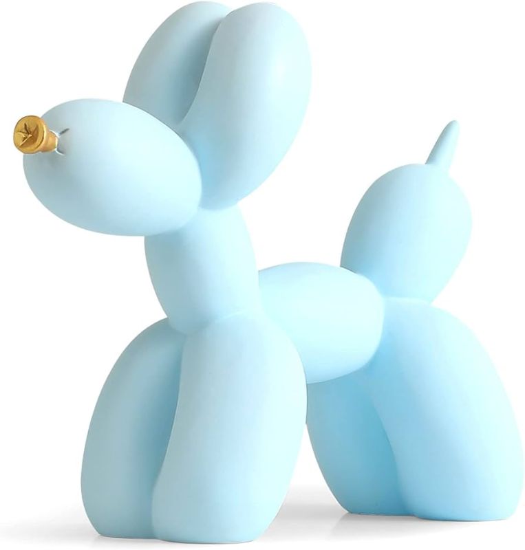 Photo 1 of ***DAMAGED - SEE PICTURES - FOR PARTS ONLY***
OTANG Balloon Dog Statue Collectible Figurines Art Modern, Blue