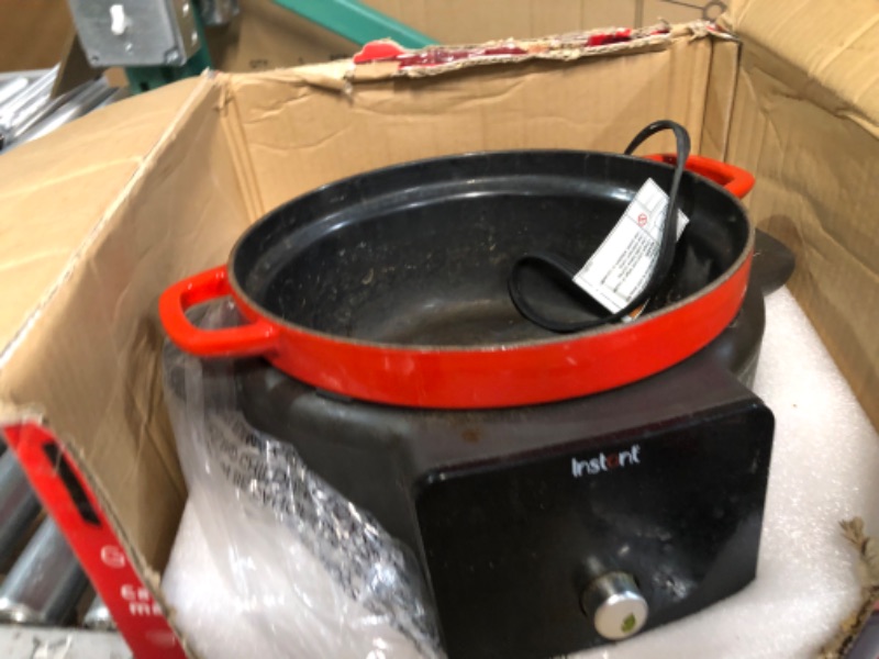 Photo 4 of **SEE NOTES/FOR PART**
Instant Electric Round Dutch Oven, 6-Quart 1500W, From the Makers of Instant Pot, 5-in-1: 