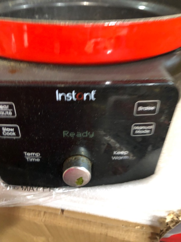 Photo 6 of **SEE NOTES/FOR PART**
Instant Electric Round Dutch Oven, 6-Quart 1500W, From the Makers of Instant Pot, 5-in-1: 