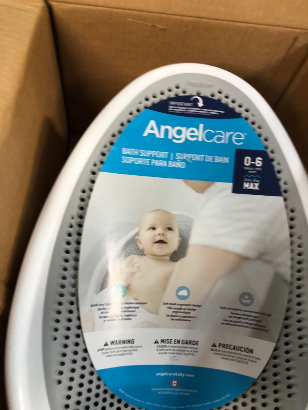 Photo 2 of Angelcare Baby Bath Support (Grey) | Ideal for Babies Less than 6 Months Old