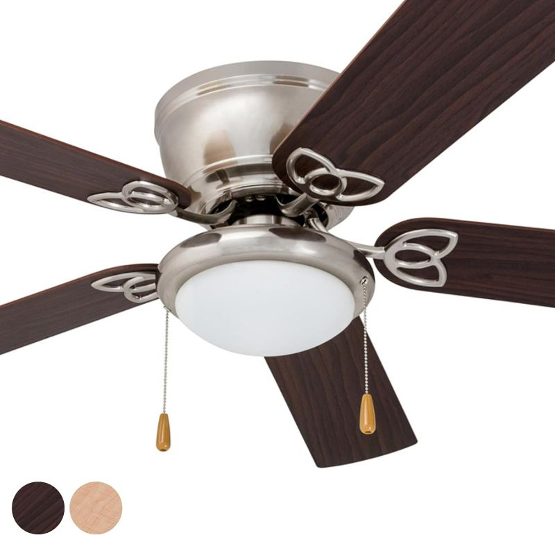 Photo 1 of 
Prominence Home Benton, 52 Inch Traditional Flush Mount Indoor LED Ceiling Fan