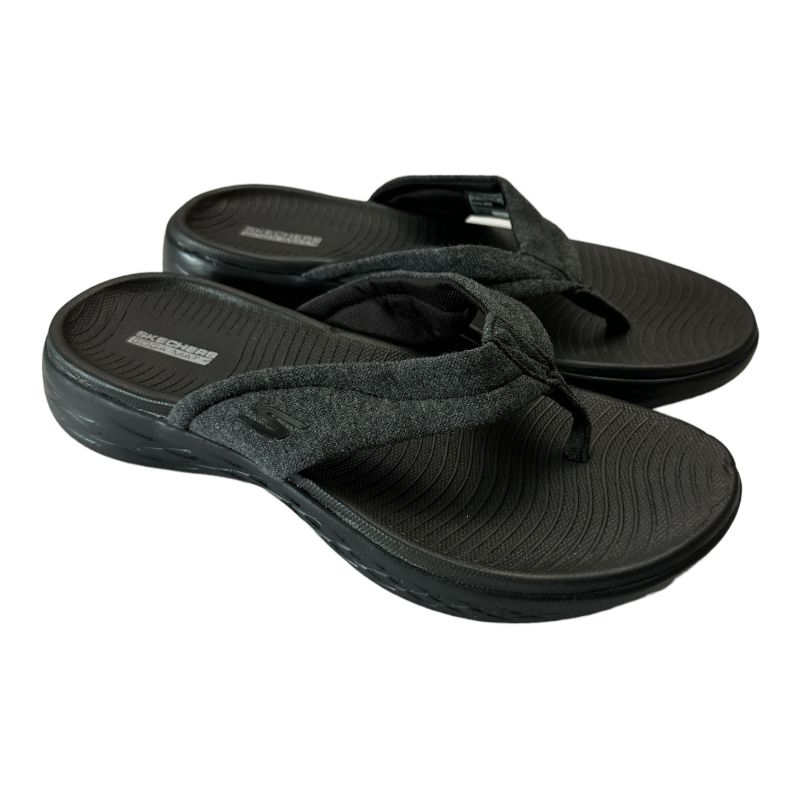 Photo 1 of (USED) Skechers Women's Machine Washable on the Go Flip Flop Sandals size 10