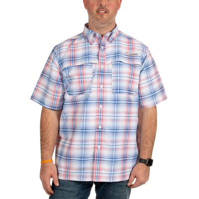 Photo 1 of Habit Men's Short-Sleeve River Shirt Blue Quartz 2XL pack of 3
