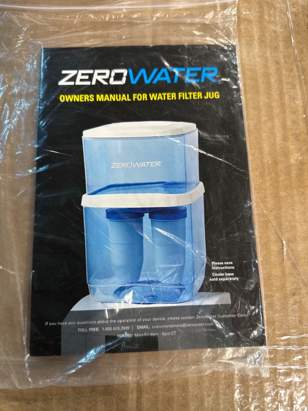 Photo 4 of 
ZeroWater ZJ-004S, Refillable Filtered Water Cooler Jug, 5 Gallon Capacity, NSF Certified to Reduce Lead, Other Heavy Metals and PFOA/PFOS