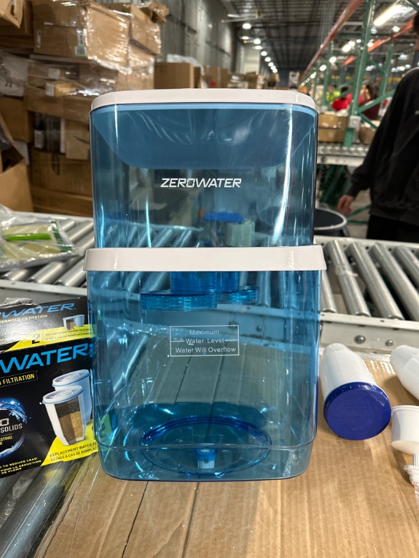 Photo 2 of 
ZeroWater ZJ-004S, Refillable Filtered Water Cooler Jug, 5 Gallon Capacity, NSF Certified to Reduce Lead, Other Heavy Metals and PFOA/PFOS