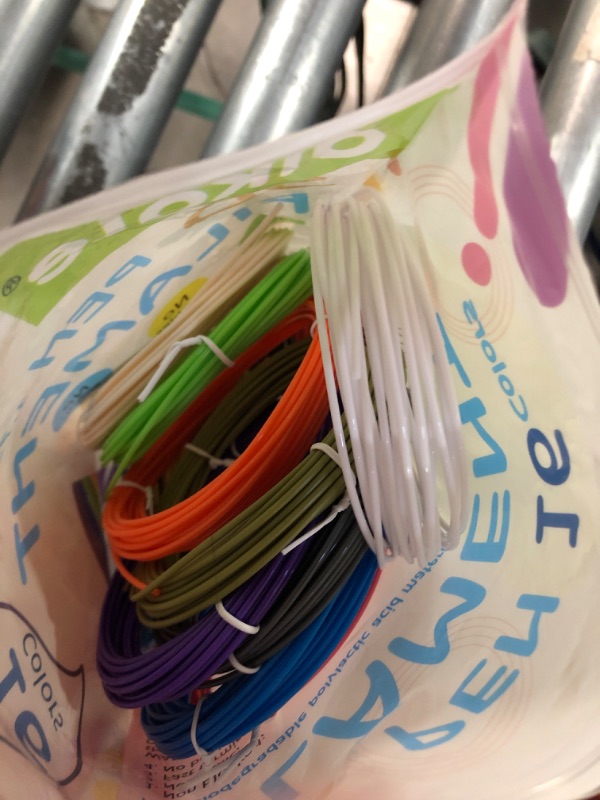 Photo 3 of 3D Pen Filament 320 Feet, 16 Colors?Each Color 20 Feet, 250 Stencils eBooks - 3D Printing Pen PLA Filament 1.75mm, High-Precision Diameter and Kids Safe Refill 16 Colors 320 Feet