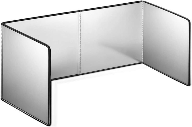 Photo 1 of **SEE NOTES**
MMUK 4 Sided Splatter Guard for Frying Stove Top Stainless Steel Splatter Screens
11.42"D x 29.92"W x 11.81"H
